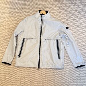 Moncler Light Gray Windbreaker Jacket